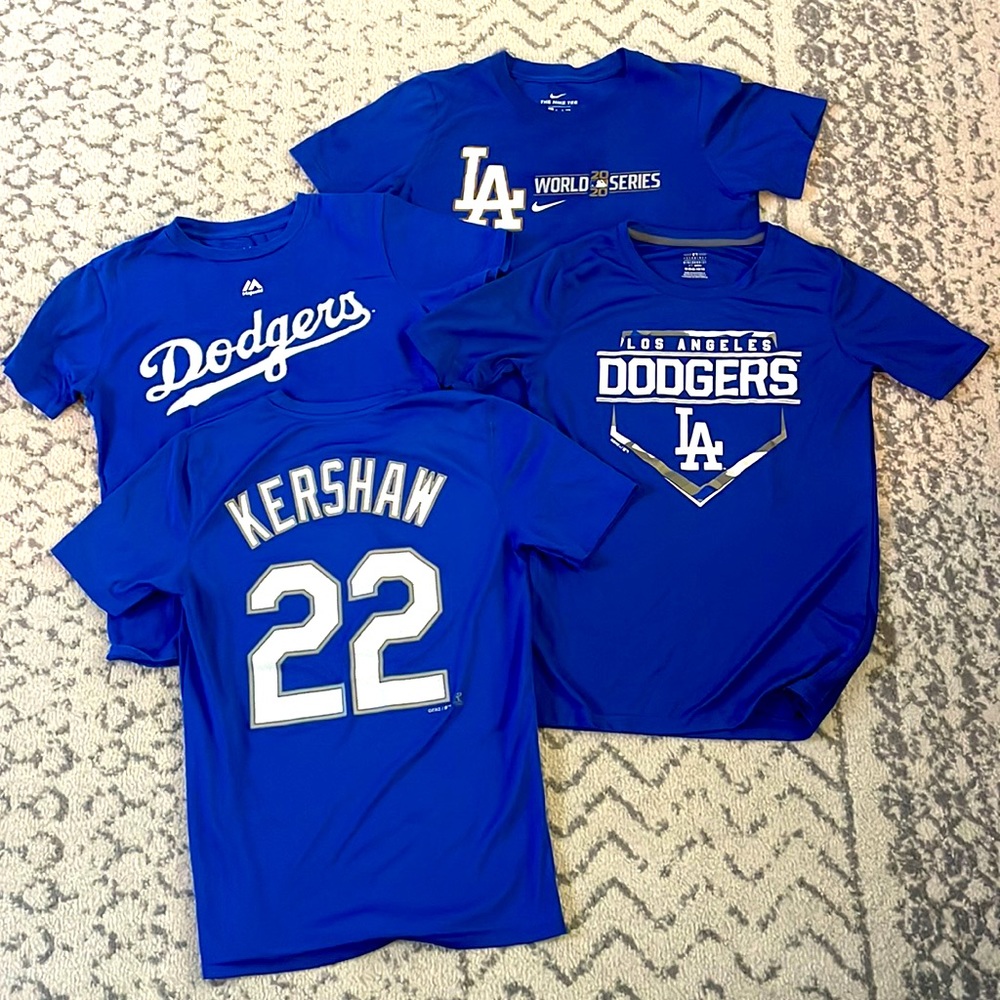 Bundle of 4 LA Dodger shirts
